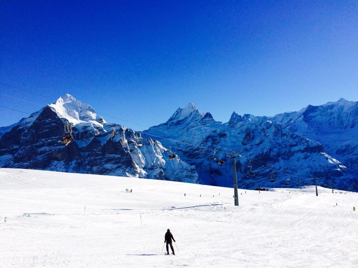 Apartamento Luxury, New - Amazing Views Grindelwald Eiger Jungfrau Moench Exterior foto